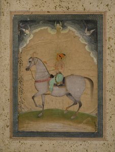 Een ruiterportret van prins Dara Shikoh als jonge man, 1640